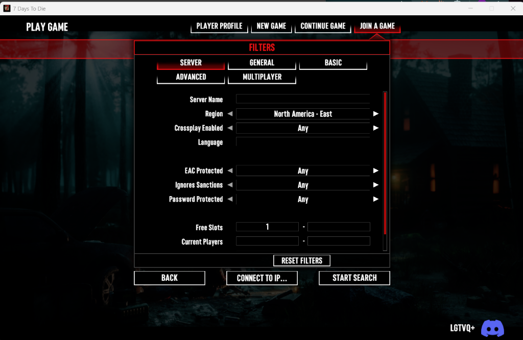 Step 1: Join a Game and Click Connect to IP
