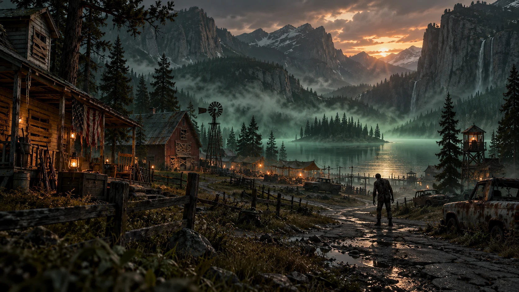 RURAL HAVEN — imagined zombie apocalypse concept art
